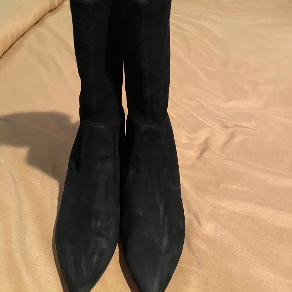 STUART WEITZMAN SUEDE BOOTIES sz 10 - Picture 2 of 3